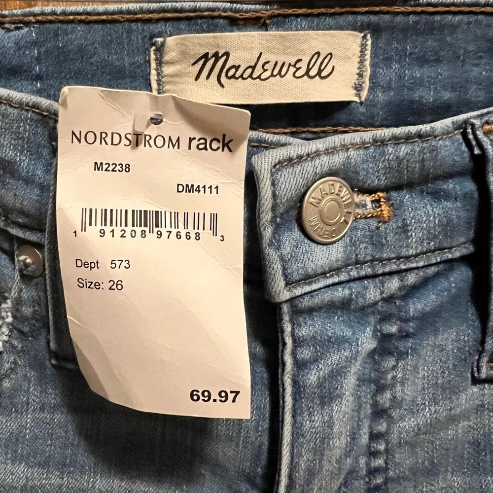 Madewell Women's Blue Jeans- size 26- Cali Demi Boot - Picture 7 of 7